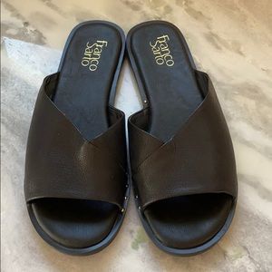 Franco Sarto Riviera Flat Sandal w/Gold Grommets